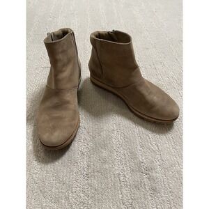 Sorel Women's Harlow Zip Bootie Ankle Boot Taupe‎ Size 8